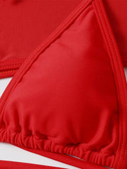 3 Piece Bikini Set Long-sleeved mesh - 808Lush