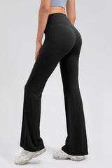 High Waist Straight Active Pants - 808Lush