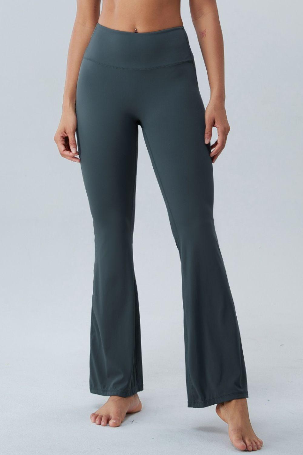 Ruched High Waist Active Pants - 808Lush