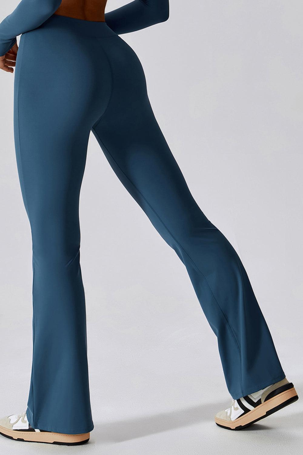 Slim Fit High Waist Long Sports Pants - 808Lush