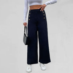 Women's casual all-match commuting wide-leg trousers - 808Lush