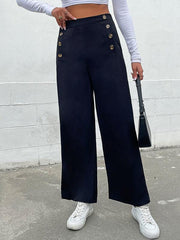 Women's casual all-match commuting wide-leg trousers - 808Lush