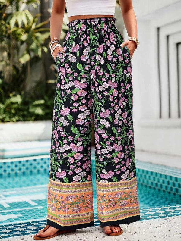 Women's Casual Printed Trousers - 808Lush