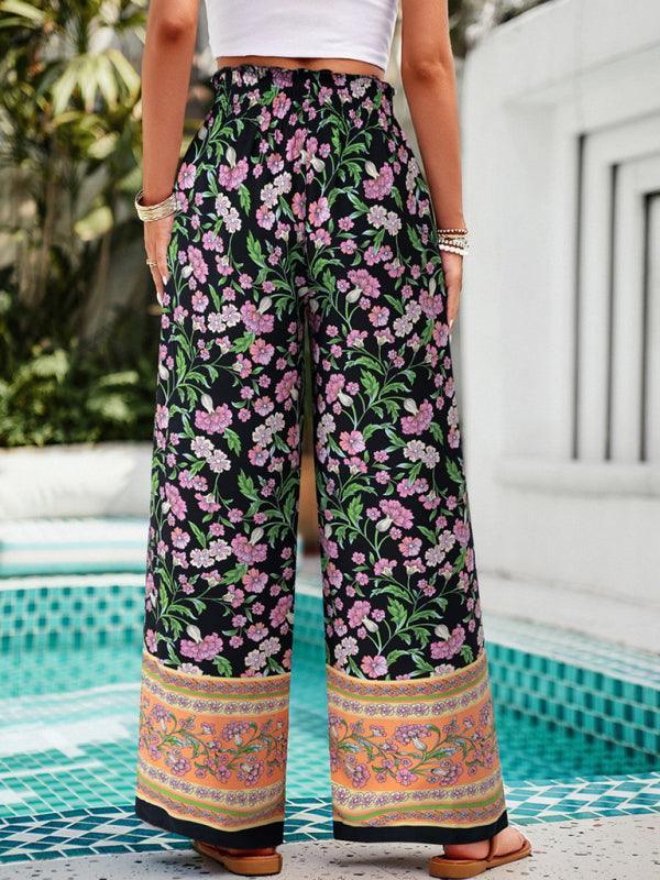Women's Casual Printed Trousers - 808Lush