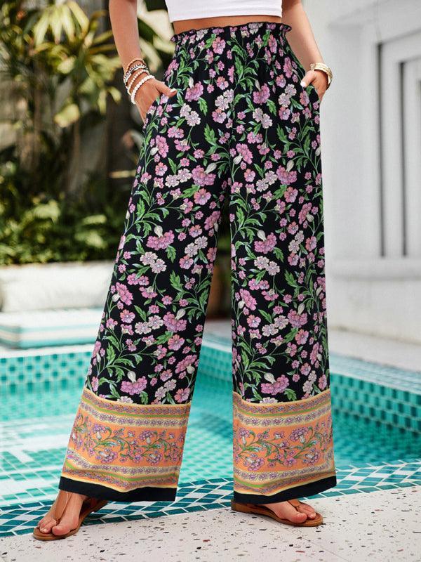 Women's Casual Printed Trousers - 808Lush