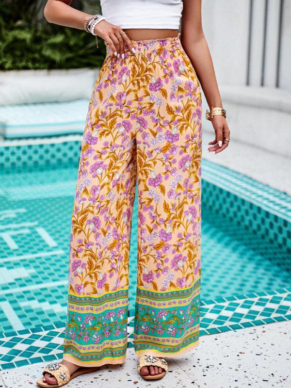 Women's Casual Printed Trousers - 808Lush
