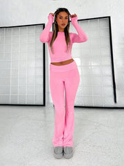 Women's Comfortable Slimming Low Waist Flare Pants - 808Lush