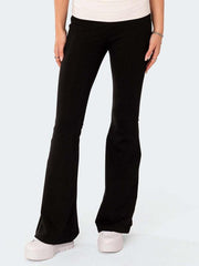 fashionable, comfortable, slimming, anti-waist low-waist flared pants - 808Lush