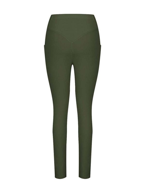 Women's High Waist Hip Pocket Yoga Pants - 808Lush
