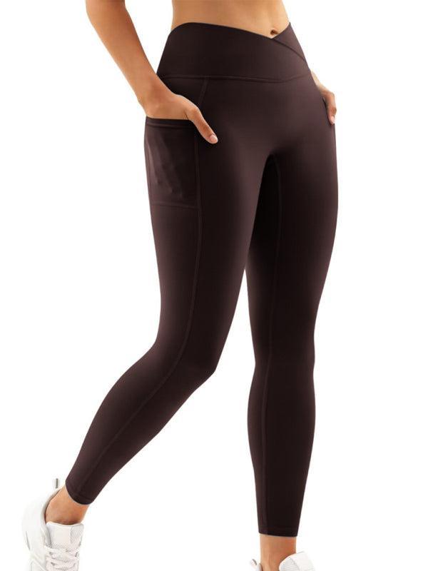 Women's High Waist Hip Pocket Yoga Pants - 808Lush