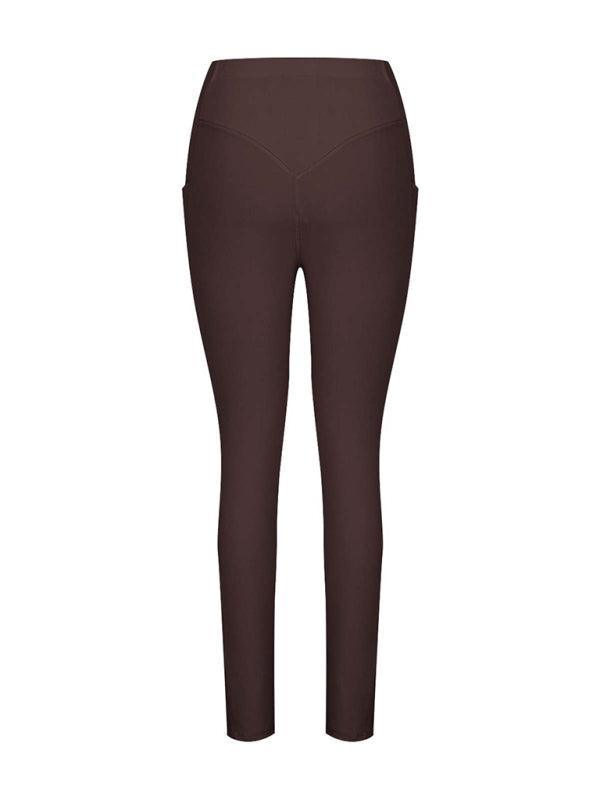 Women's High Waist Hip Pocket Yoga Pants - 808Lush