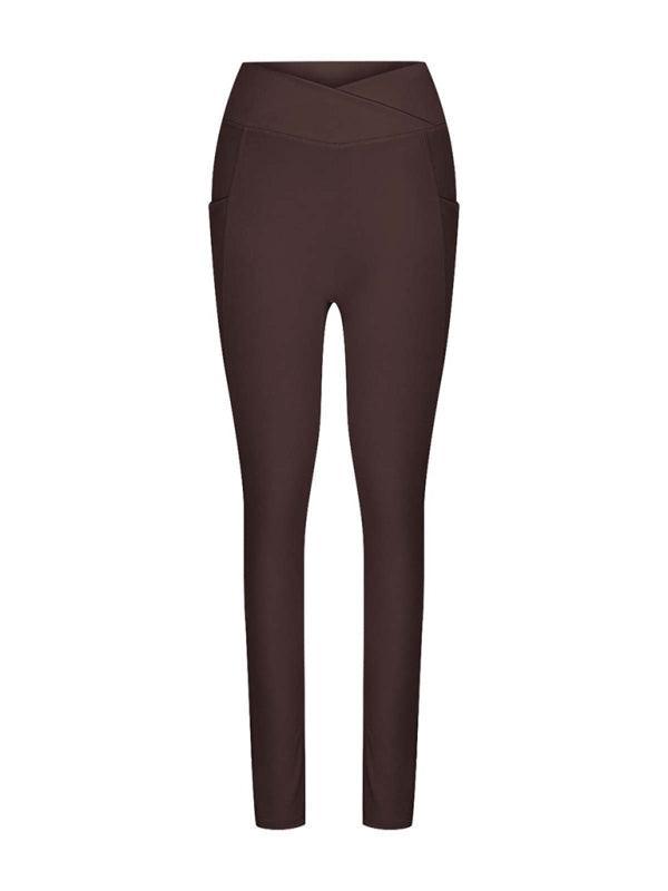 Women's High Waist Hip Pocket Yoga Pants - 808Lush