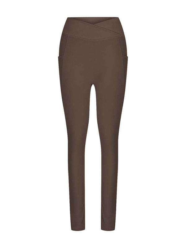 Women's High Waist Hip Pocket Yoga Pants - 808Lush