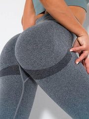 Women's Seamless Gradient Slim Body Quick-drying Sexy Peach Hip Sports Fitness Pants - 808Lush
