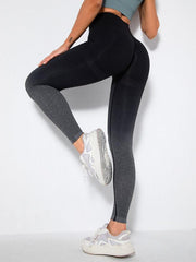 Women's Seamless Gradient Slim Body Quick-drying Sexy Peach Hip Sports Fitness Pants - 808Lush